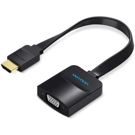Vention Conversor 74346 HDMI Macho a VGA Hembra con Jack 3,5 mm y Micro USB, 20cm, Negro Vention Conversor 74346 HDMI Macho a VGA Hembra con Jack 3,5 mm y Micro USB, 20cm, Negro